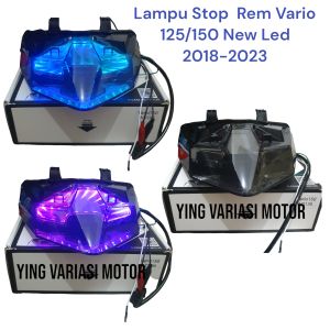 Lampu stop LED Vario 125 Vario 150 new 2018-2020 sesuai video Lampu LED belakang bisa seting pakai aplikasi