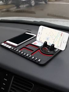 DiyHomeIpoh Car Dashboard Anti Slip Mat 防滑墊 Sticky Pad Non Slip Mats GPS Mobile Phone Holder Stand Parking Phone Number Plate Auto Accessories Decor
