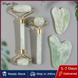 Hengfa Lina 1PCS Face Jade Roller Gua Sha Scraper Massager for Face Neck Body Guasha Eye Massage Slim Therapy Beauty Skincare Tool Wholesale