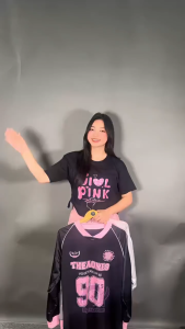 T-SHIRT THEAONES PITA JERSEY LENGAN PANJANG JERSEY OVERSIZE 90 WITH COQUETTE