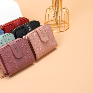 ABC DOMPET LIPAT WANITA 816 Bahan Kulit Dompet Kartu PU Dompet Koin