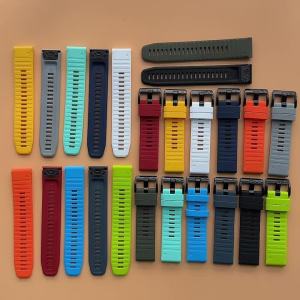 QuickFit 22mm 26mm Silicone Strap for Garmin Fenix 7X 7 8 9 Pro Solar/6X 6/Epix/Forerunner 965 955 970/Instinct 2X Official Band