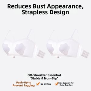 QIANLINGMEI | Non-Slip Gather Lifting Cooling Thin Bra