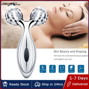Hengfa Lina 瘦脸仪器3D Roller Massager Face Massage Y Shape 360 Rotate Thin Face Body Shaping Relaxation Lifting Wrinkle Remover Facial Massage