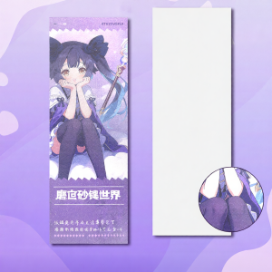 Custom Anime Style Laser Foil Thicker Card Postcard