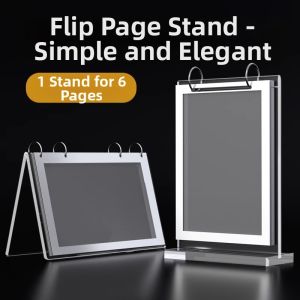 Flip Display Stand Table Sign T-Shape