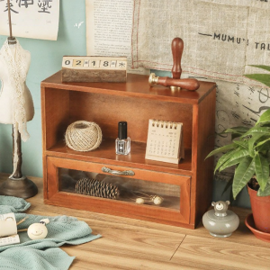 Retro Drawer-type Desktop Storage Box