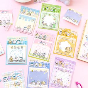 Cute Chiikawa Notepad Sticky Sticky Notes Giicawa a Scrape of the Pen for Students Learning Tear Hand Account