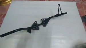 ชุบโครเมี่ยมสวยมาก! เหล็กพักเท้าหน้า Wave110i LED ปี2021 สีดำ