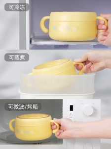SG TEN-M JOURNEY Baby Bowl Set 316L Stainless Steel Double-Wall Design Warm/cold Insulation