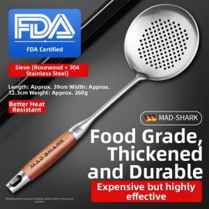 Mad Shark | Food-Grade Home Use Slotted Spoon