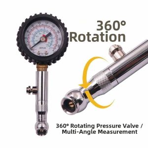 Tire Pressure Gauge and Deflator