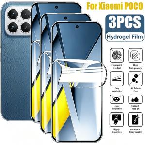TAOYUNXI | 1-3PCS 8K HD Hydrogel Film For Poco X8 Pro F8 Ultra X6 X5 X7 Pro F7 F6 Soft Screen Protector For Poco M8 M6 M7 Plus C65 C75 Film