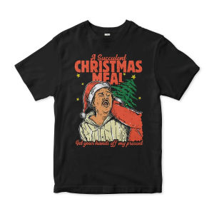 A Succulent Christmas Meal Santa Meme T-Shirt Cool X-Mas Gift Shirt Mens and Womens Tee Short-sleeved Mens T-shirt