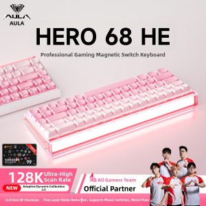 AULA | Hero68 Magnetic Axis Customizable FPS Gaming Keyboard Wired Hot-Swappable