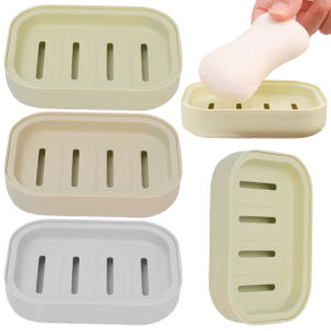 Drainage Soap Box Household Toilet Creative Large Soap Holder with Lid Bathroom Multifunctional Plastic Double-layer Soap Box