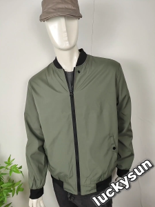 MONNSLEY Men Fashion Jacket Korean Bomber Varsity Casual Sport Jaket Lelaki Rider Motor Windproof