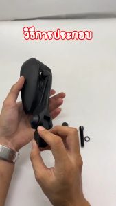 กระจก มองข้าง (กระจกทรงแอปเปี้ล) กระจกแต่งมองข้างมอเตอร์ไซค์ Msx Aerox Forza N-max X-max Pcx Wave ใส่ได้ทุกรุ่น (1คู่)