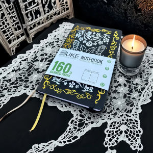 BUKE Dotted Journal Sketchbook Drawing Bujo 160gsm Bamboo Paper 112 Pages 5x5mm Dot Grid Notebook