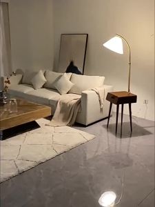 Floor Lamp Living Room Sofa Side Shelf Coffee Table Lamp Bedroom Bedside Cabinet Integrated Solid Wood Floor Lamp