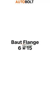 Baut Bolt Flange K8 Kunci 8 Baud Topi  M6x15 6x15 M 6 X 25 M6