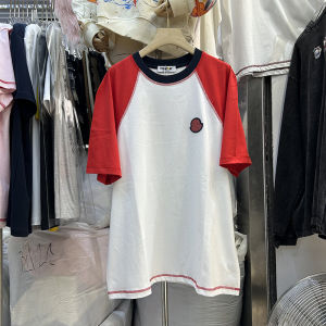 Áo Thun Nữ Dáng Rộng Dài Tay Ngắn Cổ Tròn Màu Trơn Phong Cách Công Sở Mùa Thu Tay Ngắn Dài Vừa Phải Thoải Mái Đa Năng