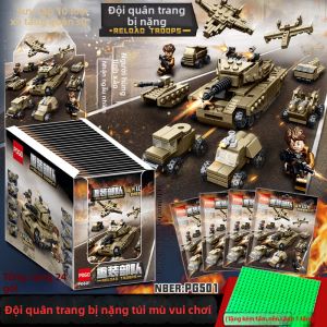 Mô Hình Xe Tăng Quân Sự Bằng Khối Xây Dựng