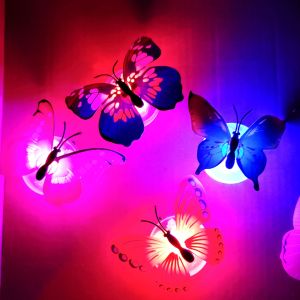 Lampu Hias Kupu Kupu LED Dekorasi Dinding / Butterfly Led