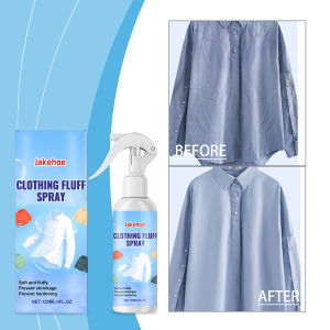 120ml Anti Wrinkle Spray Portable Quickly Removing Wrinkles Eliminates Static Shock for Clothes Upholstery & Fabric Fluff Spray