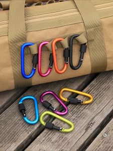 Móc treo khóa chữ D đa năng carabiner hợp kim nhôm siêu nhẹ LIXADA