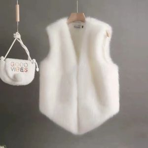 Jaket Wanita Musim Luruh Dan Musim Sejuk Bulu Arnab Mewah Baru Kot Jaket Langsing Versi Korea Jaket Bulu Palsu Pendek Wanita