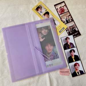 ALBUM FOTO PENYIMPANAN PHOTOSTRIP studio photo sticker binder transparant photocard kpop