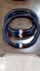 Bọc Vô Lăng Xe Hơi Peugeot 4008 5008 2008 Loại Carbon D Cut 2 Đầu Có Lỗ Thông Hơi Thoáng Khí Cao Cấp