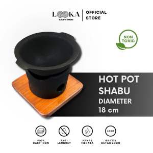 Looka Cast Iron Hot Pot Shabu - Shabu