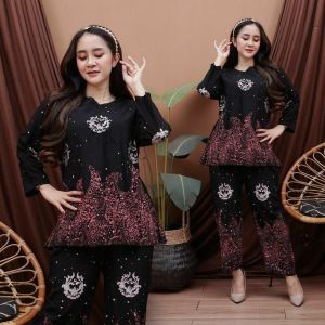 Setelan wanita Setelan rayon twil one set wanita