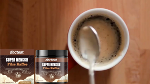 Docteat Instant Mushroom Coffee Rich Flavor Ready-to-Drink Convenient Beverage(180g)