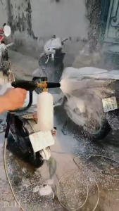 Bình Bọt Tuyết 1L Máy Rửa Xe | Chất Liệu Đồng Thau Nhựa Cao ABS Bét Phun Tùy Chỉnh Được