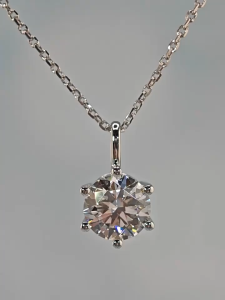 925 silver Moissanite necklace with GRA certificate 1 carat diamond pendant for fashion women high luxury vvs workmanship D color high quality moissanite diamond