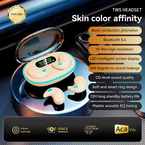 TWS In-Ear Wireless Bluetooth Earphone Smart LED Display Sports Bone Conduction Headphones HIFI Stereo With Microphone For Sleep