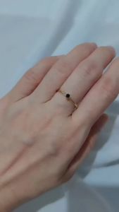 CINCIN WANITA ASLI TITANIUM WARNA GOLD / AKSESORIS WANITA ASLI TITANIUM / PERHIASAN FASHION ASLI TITANIUM ♥ GIRLIE ACC ♥