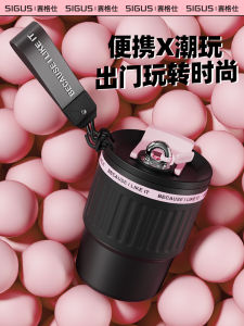 แก้วน้ำสแตนเลสสูตรผสมสำหรับผู้หญิง แก้วดื่มน้ำมืออาวุธแบบพกพาที่สวยงาม แก้วกาแฟ แก้วดื่มแบบอเนกประสงค์