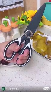 Gunting Dapur Multifungsi FAUS: Pemotong Tulang Ayam Ikan Daging Sayur Buah