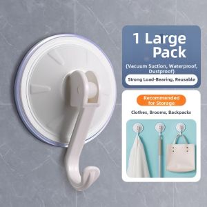 CHAHUA | Vacuum Suction Hook No Drilling Strong Adhesive