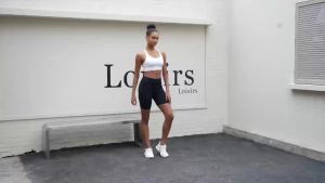 Quần Short Nữ Cạp Cao Kiểu Biker Co Bóp Bụng Không Xuyên Thấu Siêu Mềm Thích Hợp Cho Yoga Chạy Bộ Tập Luyện Thể Thao Phòng Gym Thể Dục Thể Hình