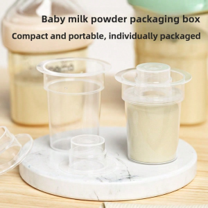50/100ml Baby Portable Transparent Milk Powder Container PP Material Independent Storage Ideal for On-the-Go Milk Preparation