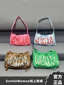 Cloud Dumpling Knitted Single Shoulder Bag Underarm Drawstring Fashionable Soft Cotton Ladies Handbag Medium Size