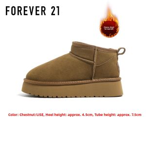 Forever21 | Warm Waterproof Shearling Boots Women Leather