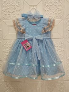 intan fashion/gaun anak perempuan /dress usia 7-15.bln/baju bayi perempuan/baju ulang tahun/