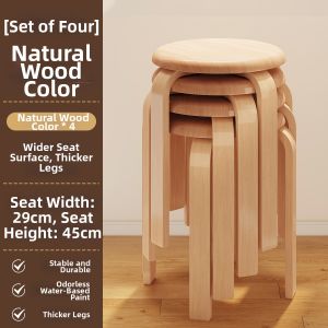 XIANGNANSONG | Stackable Durable Round Padded Stool