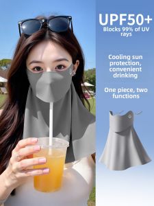 WANBAOLV | UV Protection Facekini Drinkable Water Design Neck Guard